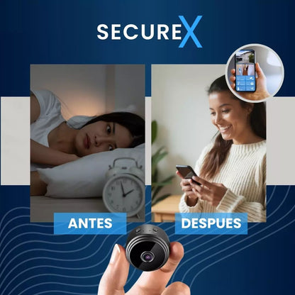secureX 1080P monitoreo de seguridad remoto.